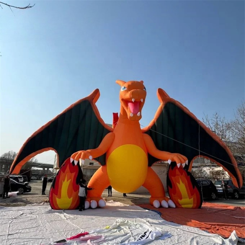 Giant Inflatable Fire-breathing Dragon for Decorations