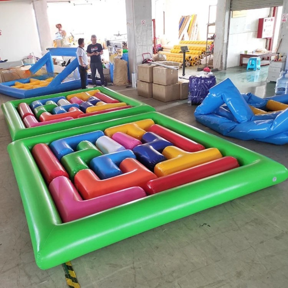 Inflatable Big Block Puzzle Game for Team Building