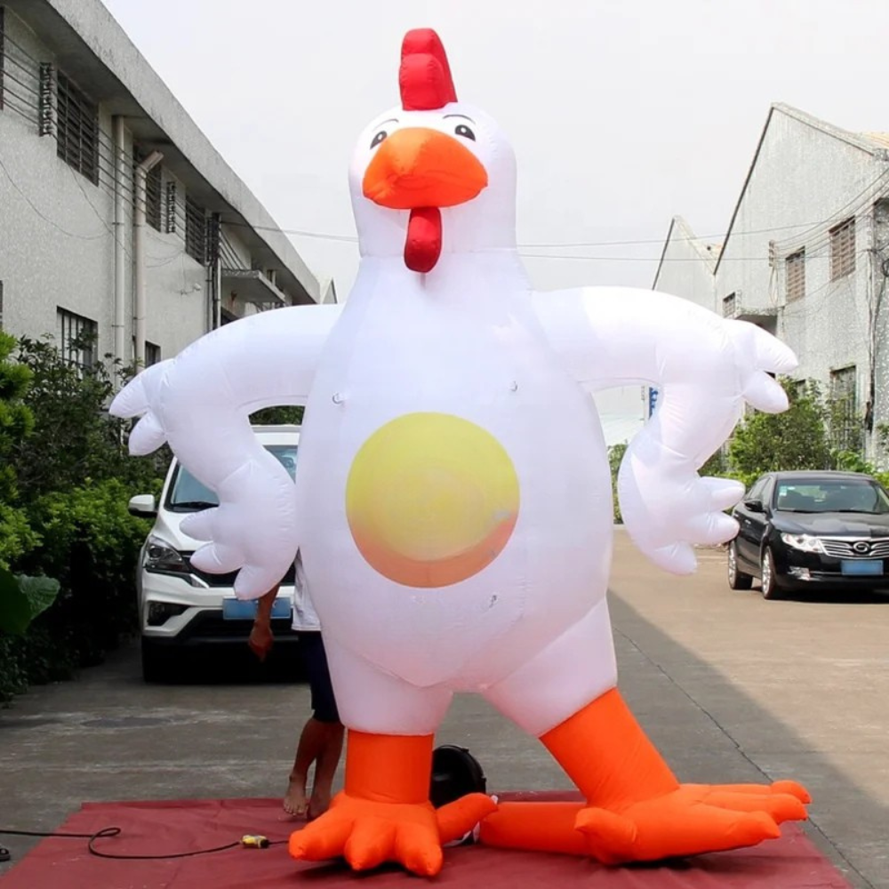 Giant Inflatable Chicken Balloon for Advertising