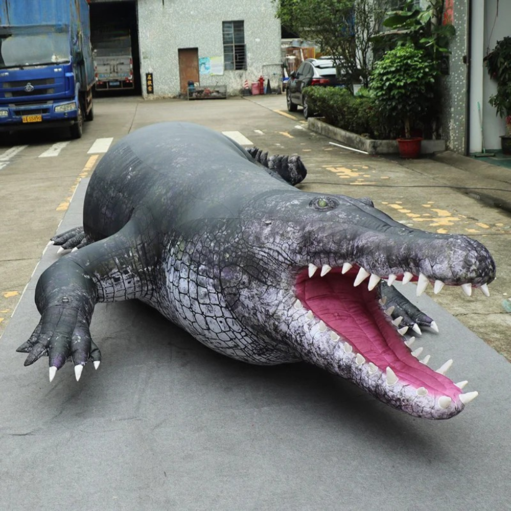 Custom Inflatable Crocodile for Event Advertising