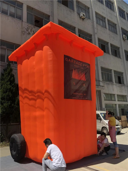 Giant Inflatable Trash Can for Events
