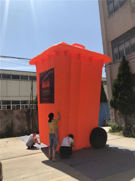 Giant Inflatable Trash Can for Events