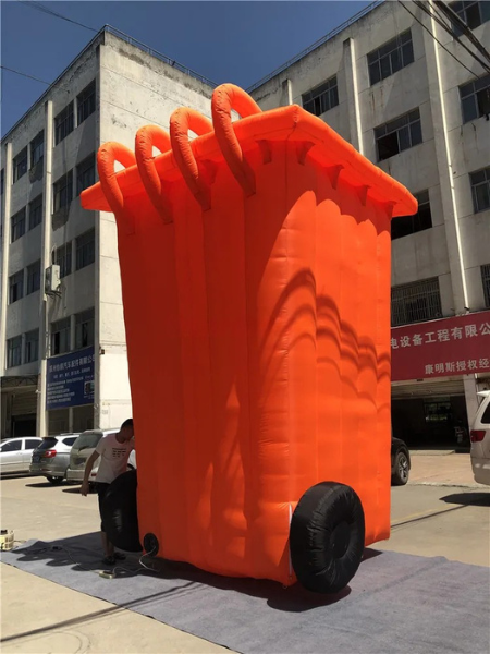 Giant Inflatable Trash Can for Events