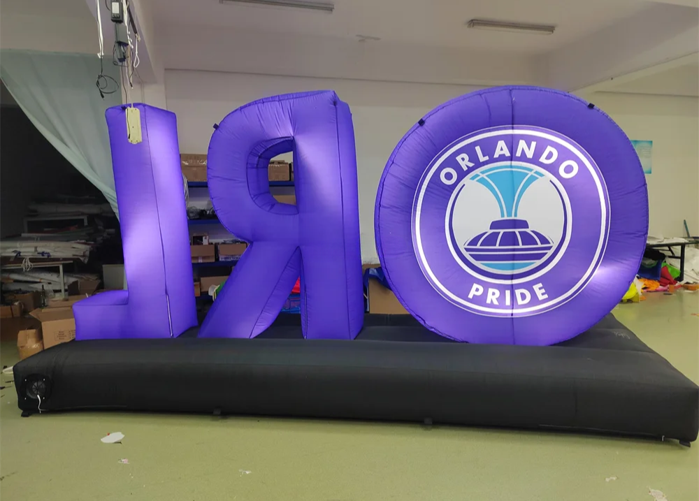 Customized LED Inflatable Logo Wall