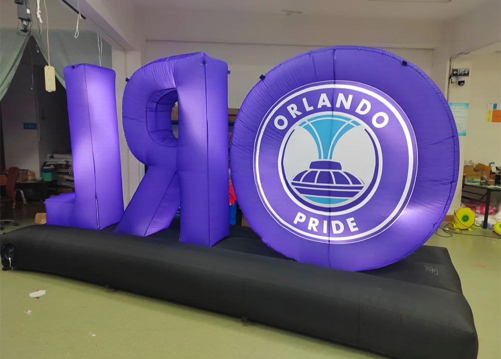 Customized LED Inflatable Logo Wall