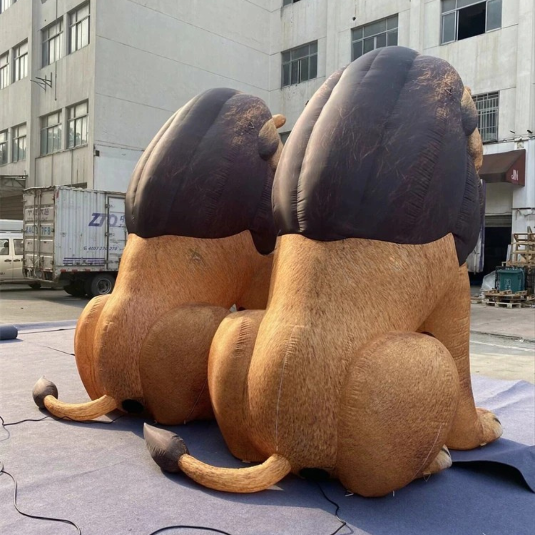 Giant Inflatable Lion Cartoon for Theme Park
