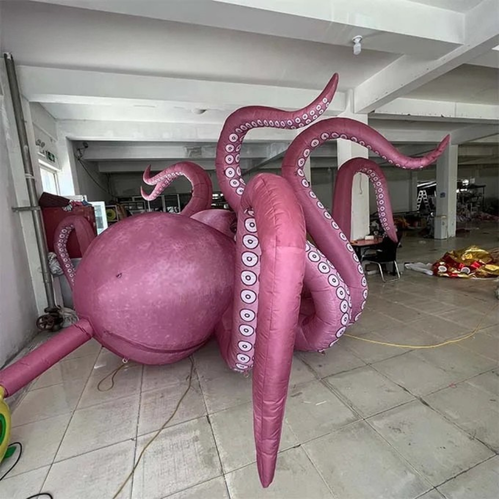 Inflatable Octopus Decoration with Tentacles for Events