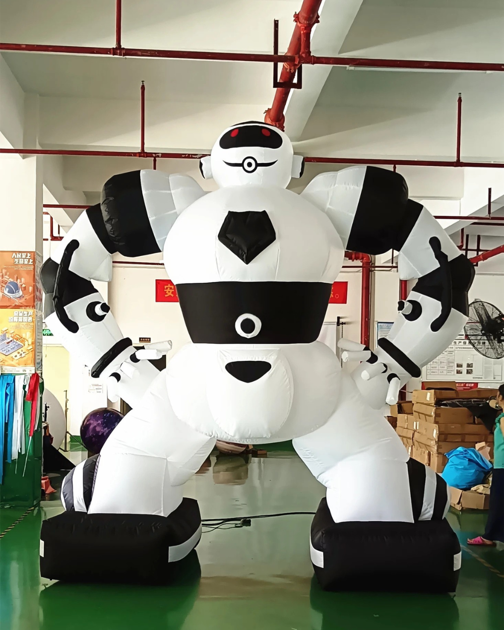 Giant Inflatable Robot Custom Advertising Display