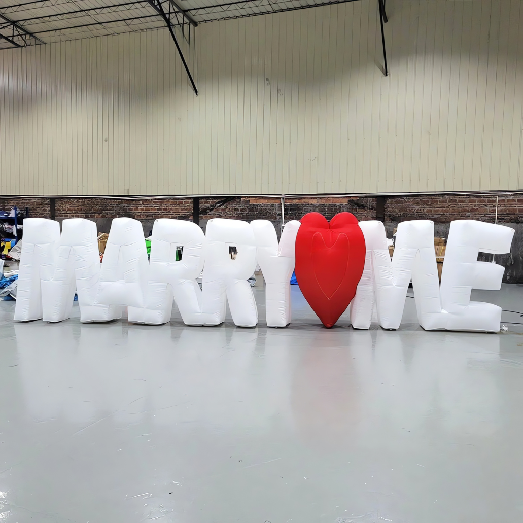 LED Inflatable Marry Me Letters Display