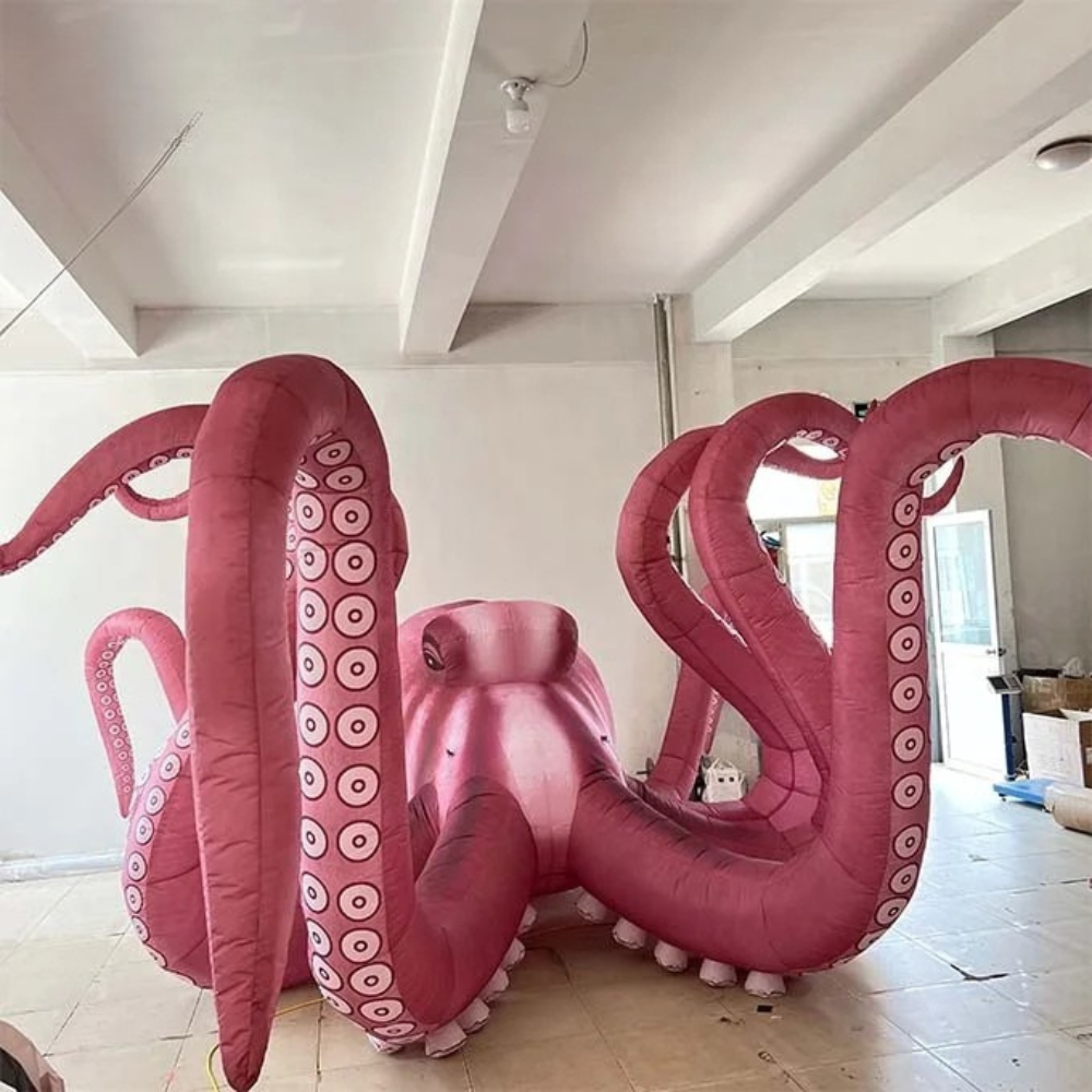 Inflatable Octopus Decoration with Tentacles for Events