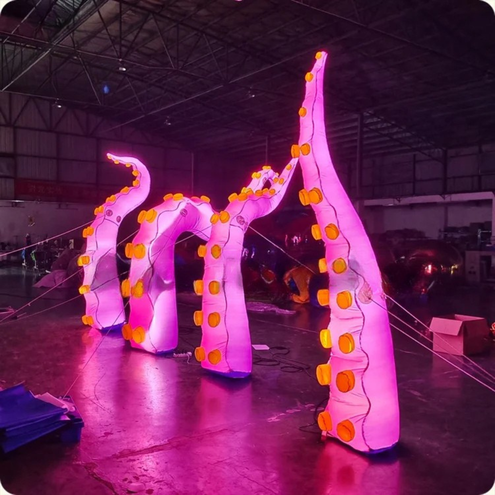 Inflatable Octopus Tentacle Unique Event Decoration