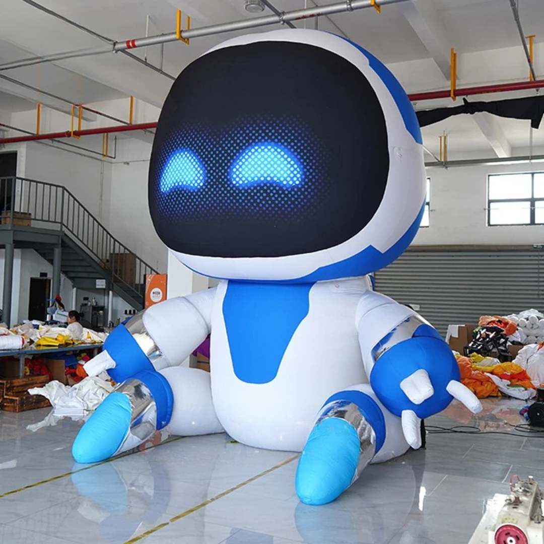 Custom Inflatable Cartoon Robot for Events