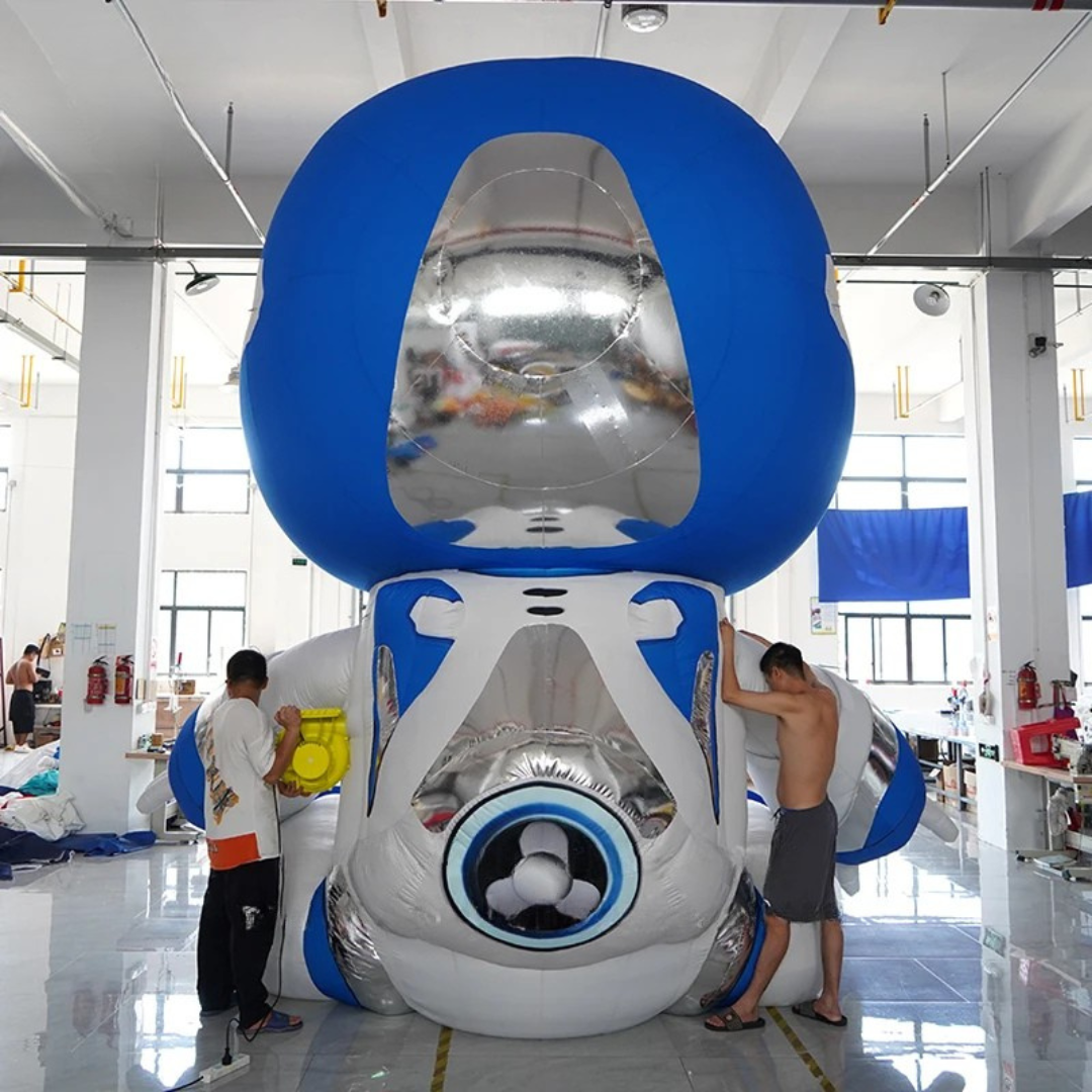 Custom Inflatable Cartoon Robot for Events