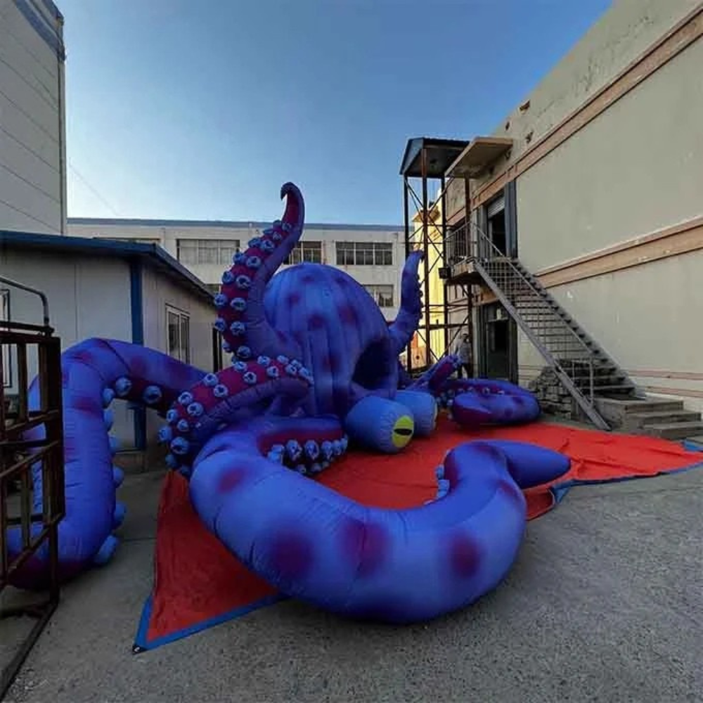 Inflatable Octopus Balloon Prop for Parties