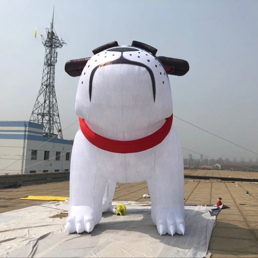Giant Inflatable French Bulldog for Event Decoration