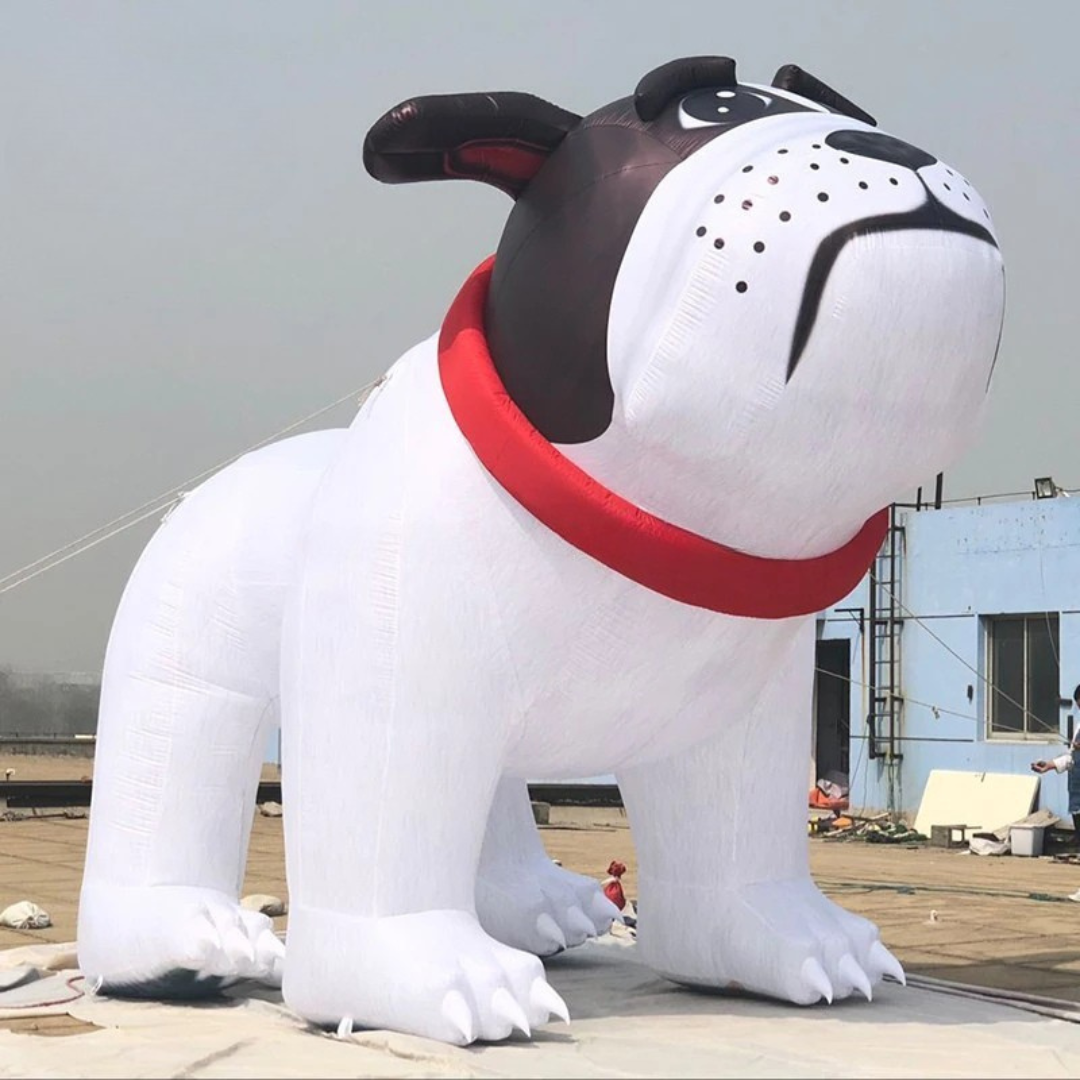 Giant Inflatable French Bulldog for Event Decoration