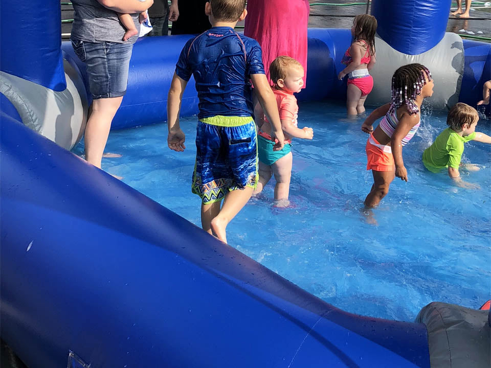 Interactive Inflatable Water Park Fun
