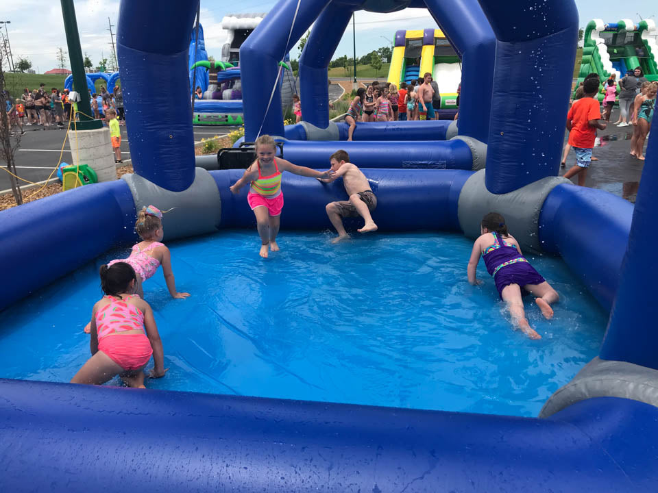 Interactive Inflatable Water Park Fun