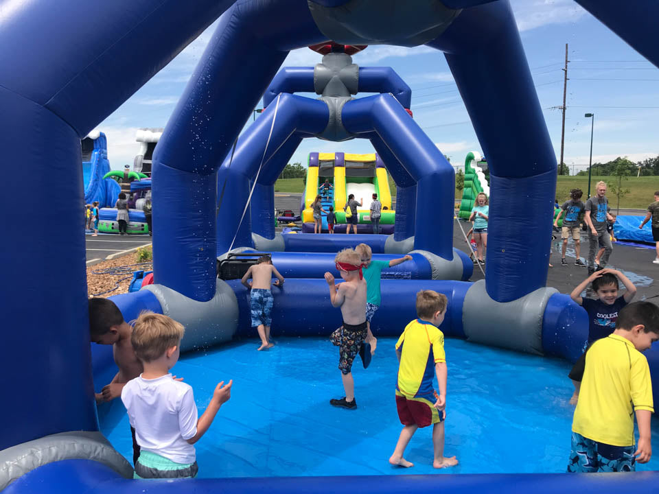 Interactive Inflatable Water Park Fun