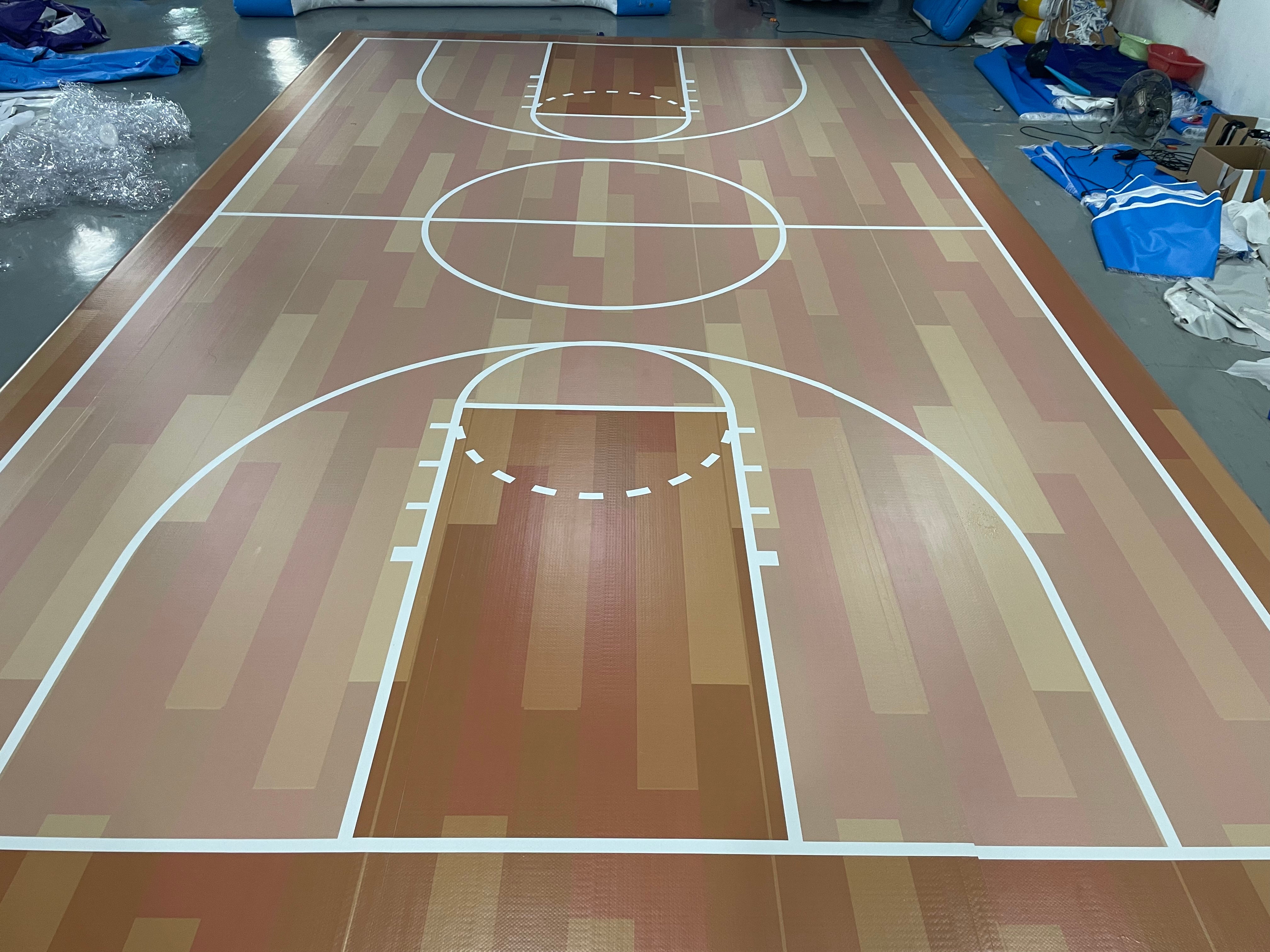 Ultimate Indoor Inflatable Football & Basketball Court