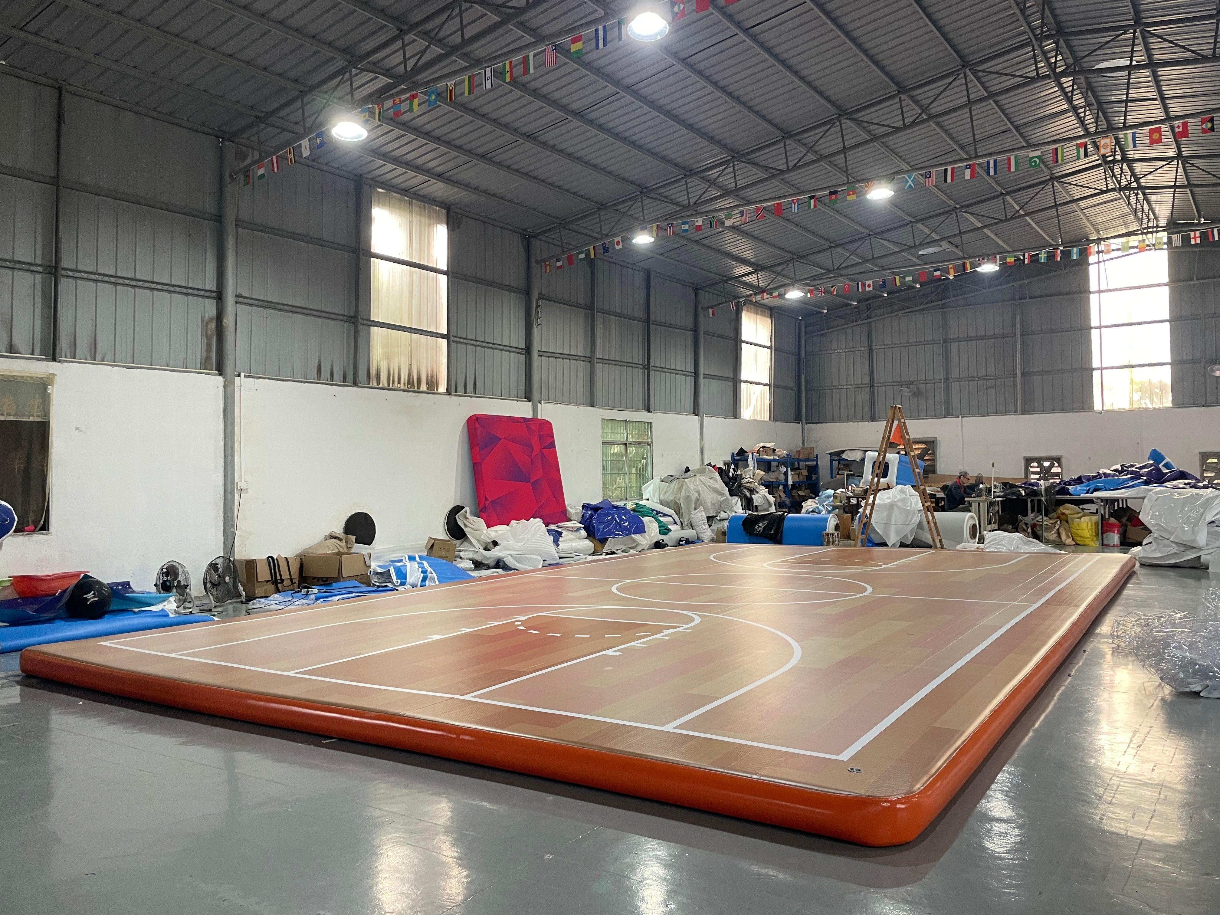 Ultimate Indoor Inflatable Football & Basketball Court