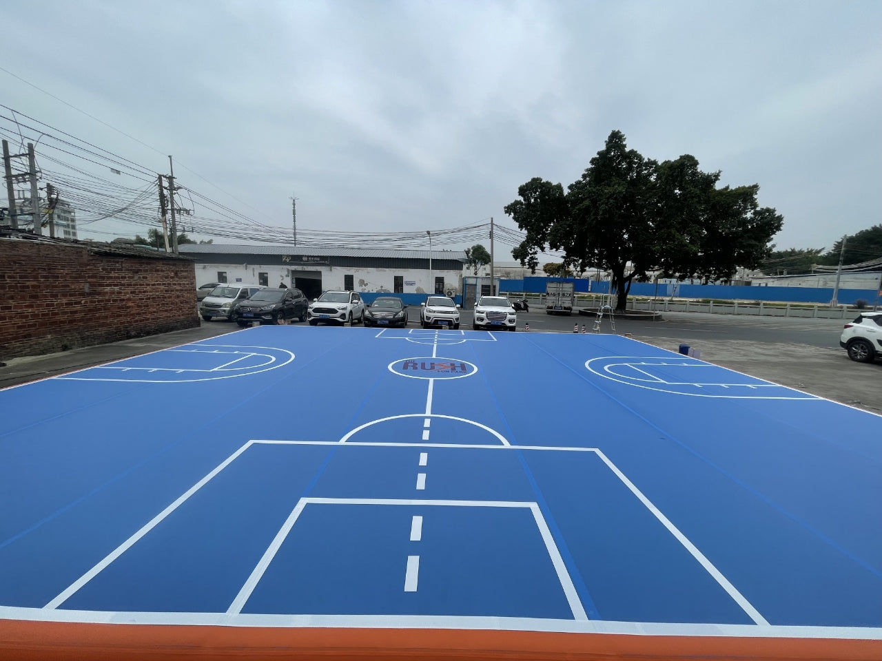 Giant Inflatable Football & Basketball Court for Events