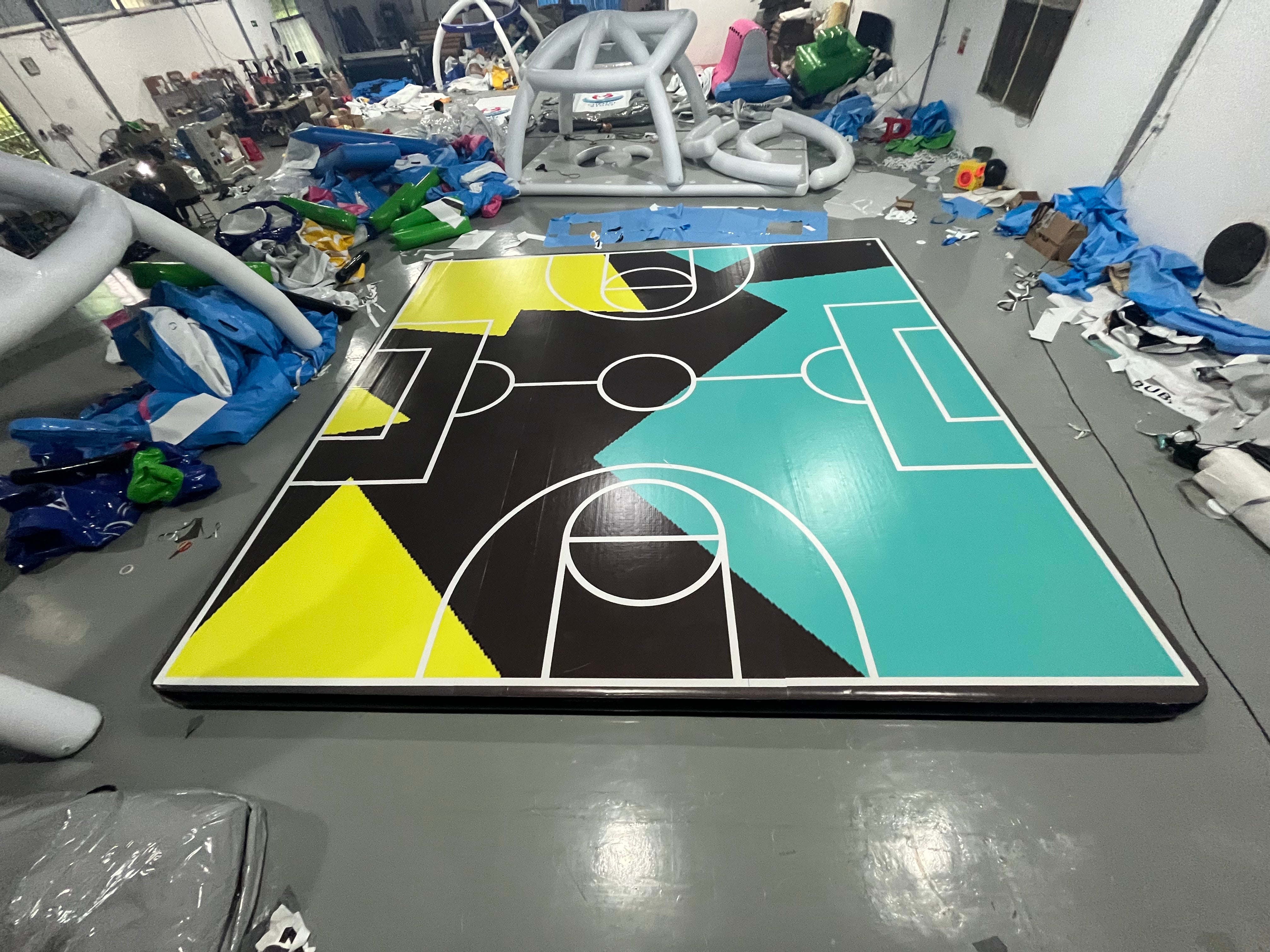 Amusement Park Inflatable Football & Basketball Arena