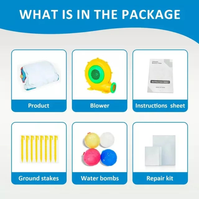 Premium Inflatable Water Slide Pool for Kids Outdoor Fun