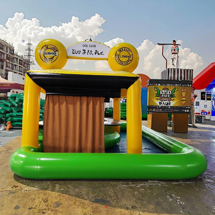 Inflatable Pool Bar with Seats and Blower