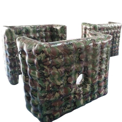 Inflatable Airsoft Bunker Set Paintball Nerf Shooting Games