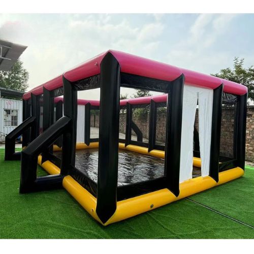 Inflatable Dodgeball Arena with Sport Fences for Kids