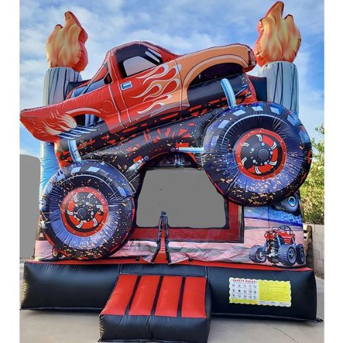 Mietausrüstung für aufblasbare Monstertrucks