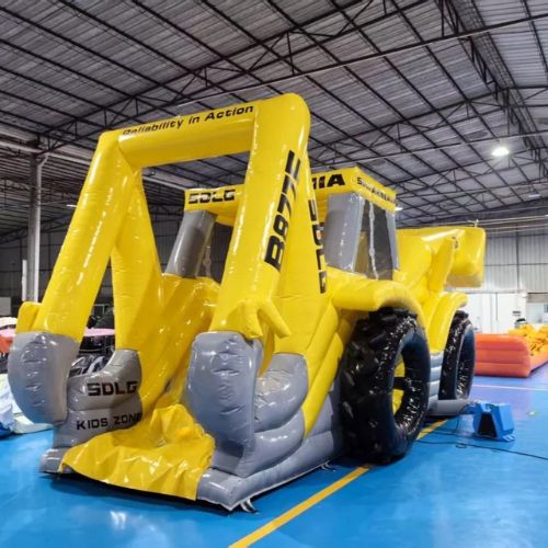 Large Inflatable Digger Slide Bouncer