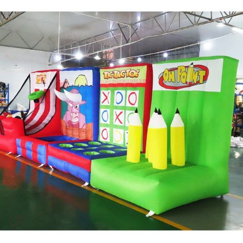 Inflatable Carnival Games 4in1 Pencil Ring Toss Game