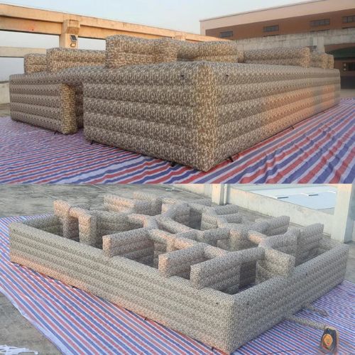 Large Outdoor Inflatable Laser Tag Maze