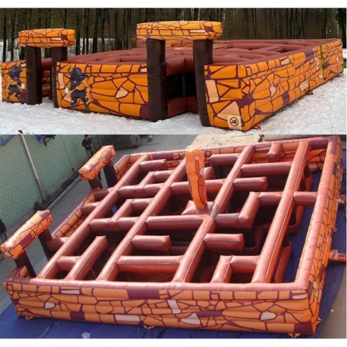 Giant Inflatable Jungle Maze Obstacle Course