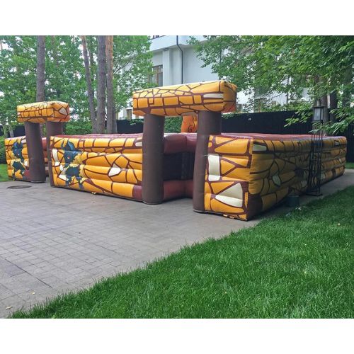 Giant Inflatable Jungle Maze Obstacle Course