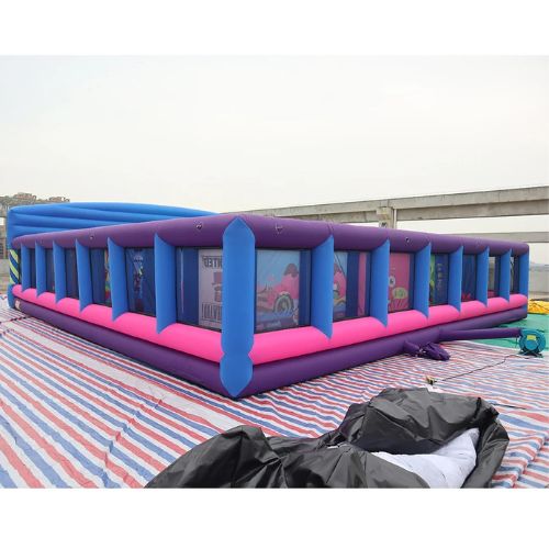 Outdoor Circus Theme Inflatable Maze Court