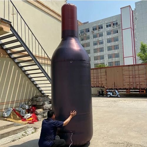Giant Inflatable Champagne Bottle Advertiser