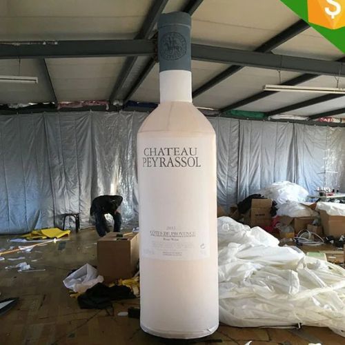 Giant Inflatable Champagne Bottle Advertiser