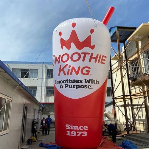 Giant Inflatable Juice and Coffee Cups
