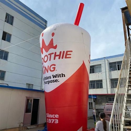 Giant Inflatable Juice and Coffee Cups