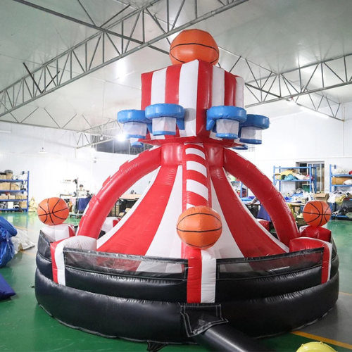 Inflatable Basketball Hoop Game for Parties