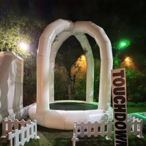 Indoor Outdoor Inflatable Bungee Jump Trampoline
