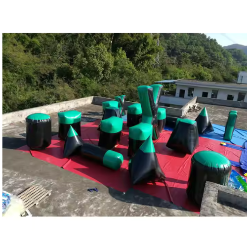 Barrières gonflables de laser tag et bunkers de paintball