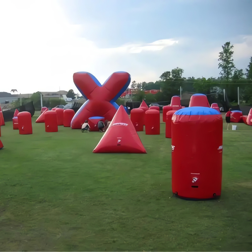 Inflatable Paintball and Nerf Bunkers for Games