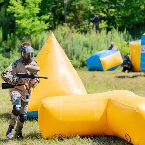 Inflatable Paintball Bunkers Laser Tag Obstacles