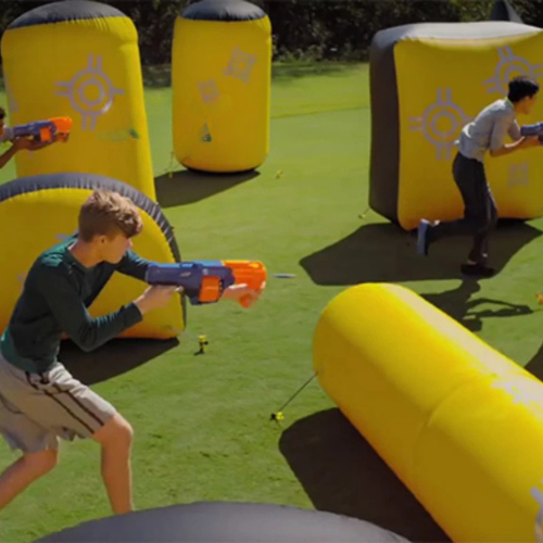 Inflatable Paintball Bunkers Laser Tag Obstacles