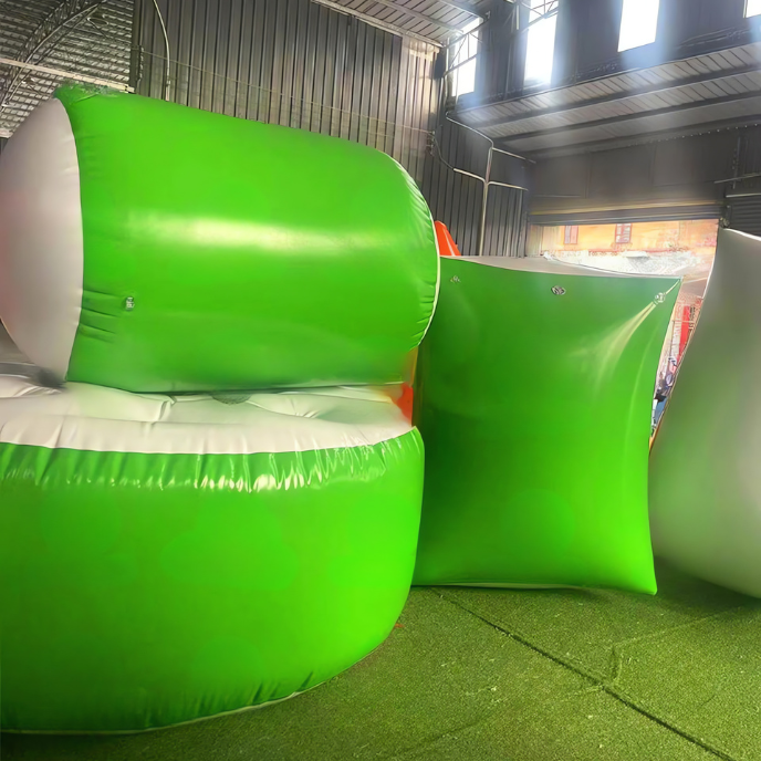 Bunkers de paintball gonflables, obstacles de speedball et de Nerf