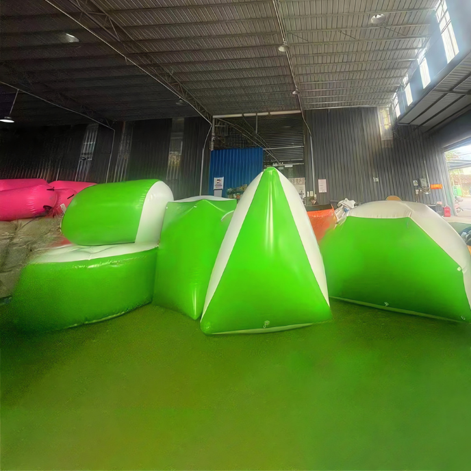 Bunkers de paintball gonflables, obstacles de speedball et de Nerf